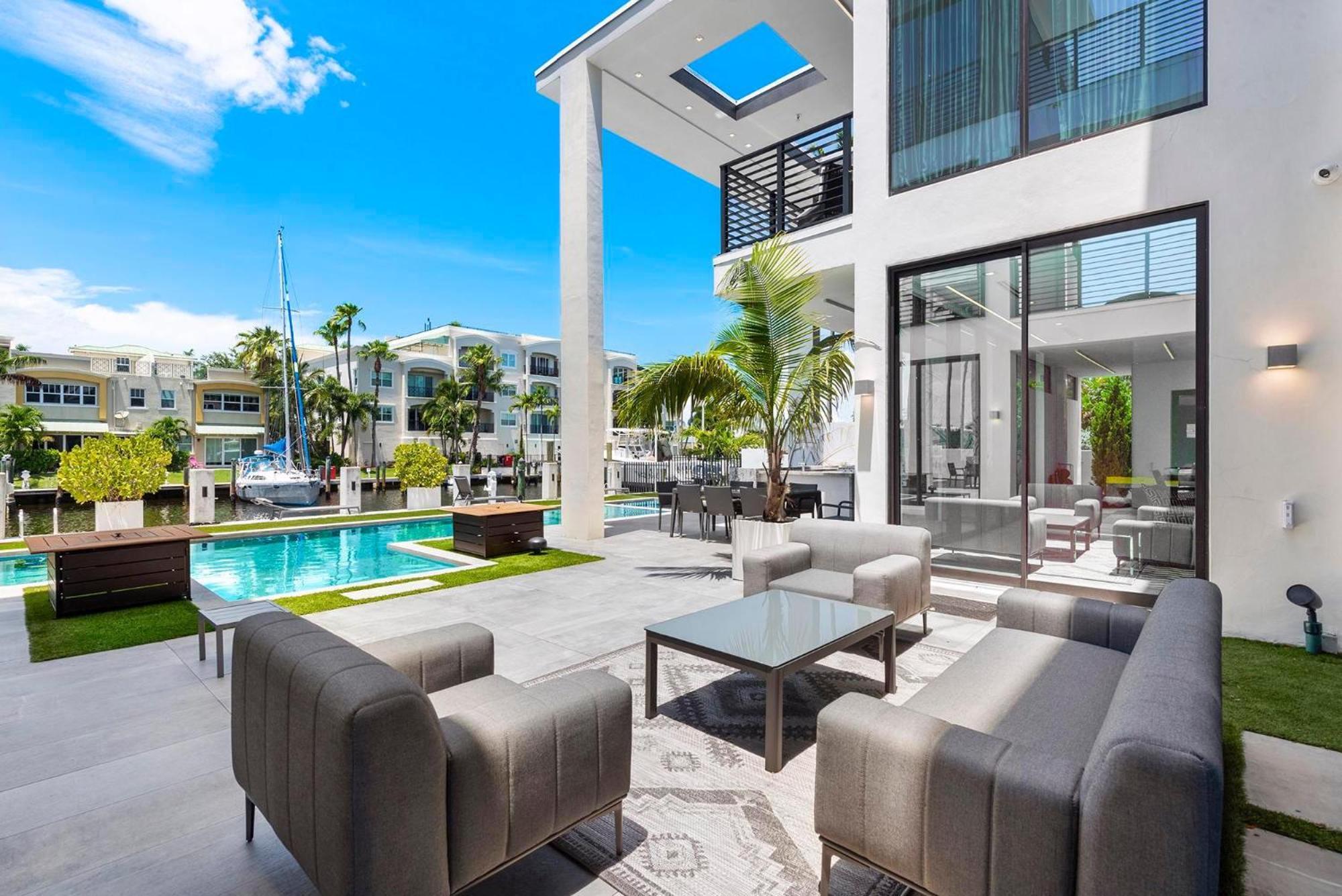 Boardwalk Mansion Villa Fort Lauderdale Buitenkant foto